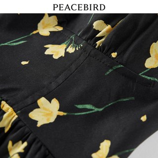  PEACEBIRD/太平鸟 满印花卉 女士吊带裙