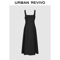  URBAN REVIVO 抽褶 女士连衣裙
