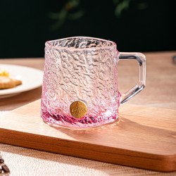 乐唯诗 玄冰玻璃杯 冰纹肌理水杯 350ml