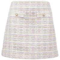 VERO MODA 小香风肌理感 A摆半身裙