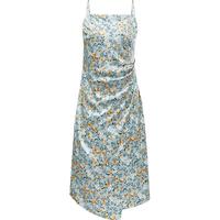 VERO MODA 碎花抽褶吊带连衣裙