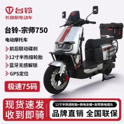 台铃 电动车宗师750电动摩托车72V大功率长续航外卖车代步豪华电摩