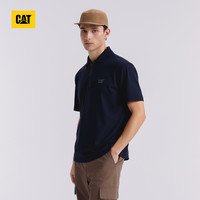 CAT 男式无缝贴合拉链短袖POLO衫 CO1POW66661