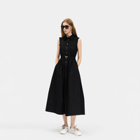 PINKO【520】女士2026年春夏工装风连衣裙 黑色 M