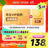 爱奇艺 黄金会员13个月（核127元/年）