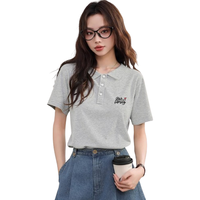 班尼路 女士翻领修身短袖 POLO衫