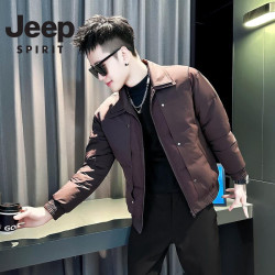 JEEP SPIRIT JEEPSPIRIT 吉普 男士加厚羽绒服 痞帅棉服外套
