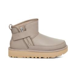 UGG 冬季男女同款厚底拉链时尚迷你短靴机车靴1164690火山岩色