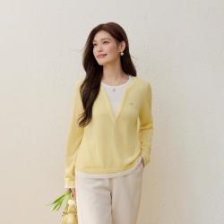 纤莉秀 大码女装莱赛尔舒适上衣胖mm春装新款