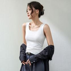 马克华菲 女装26新款弹力修身显瘦背心女柔软亲肤吊带上衣