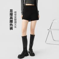 ONE MORE 摩登高级感都市春夏季款纯色A字收腹无痕短裤提臀塑形高腰短裤