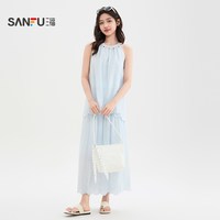 三福 挂脖背心半身裙两件套 女装