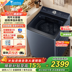 小天鹅 12公斤波轮洗衣机全自动 小乌梅水魔方防缠绕 家用大容量直驱变频洗衣机  纯平超微净泡 波轮