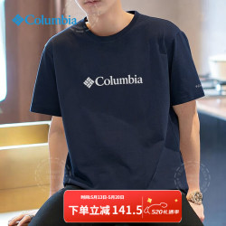 Columbia 短袖男夏季款户外男子棉质舒适透气半袖休闲运动圆领T恤