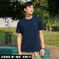 Timberland 纯棉刺绣短袖T恤男装