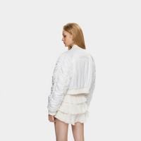 PINKO【520】【裙裤】女士2026年春季清爽亚麻短款半身裙 白色 M