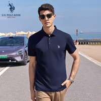 U.S. POLO ASSN. 男女款夏季商务舒适透气polo衫