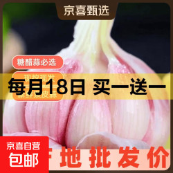 京喜 买一送一 云南紫皮鲜蒜3斤中果