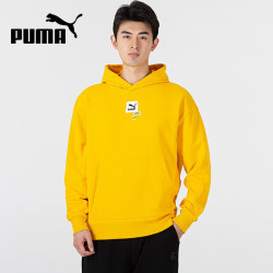 PUMA 卫衣男运动服户外潮流时尚柔软舒适针织连帽套头衫536061-85