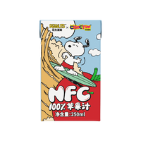 乔克蒂姆 史努比100%NFC苹果汁葡萄汁果汁饮料水果果蔬汁盒装纯鲜