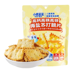 小鹿蓝蓝 添加DHA藻油 儿童苏打脆片