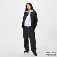 优衣库 484871 防紫外线 黑色 2XL 女装高弹力宽腿裤