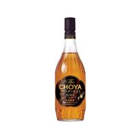 CHOYA 黑标白兰地梅酒 700ml 14度 金箔蝶矢梅子酒 Amber color