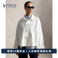 RALPH LAUREN Polo Ralph Lauren 拉夫劳伦 女装 26年夏季亚麻夹克RL27954 100-尼维斯海岛米白色 S