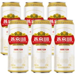 燕京啤酒 燕京U8 500ml*6听