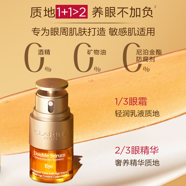 娇韵诗 双萃焕活眼部精华 20ml