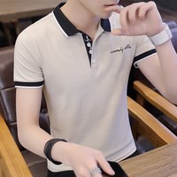 LPW 棉感 翻领 短袖POLO衫 白色 M