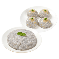 潮夫道 95%虾肉含量 飞鱼籽虾滑100g*2+青虾滑100g*3 火锅食材