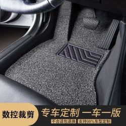 汽车脚垫单个主副驾驶耐脏丝圈脚垫专车定制加厚车用脚踏垫可裁剪