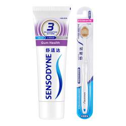 舒适达 抗敏感牙龈护理牙膏50g+每日倍护牙刷 牙膏+牙刷