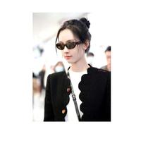 PRADA 明星同款墨镜Symbole太阳眼猫眼窄框0PR 26ZSF