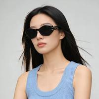 Dior 新版时尚醒目风格别致墨镜女款蝶形小框太阳镜礼物 520好礼 清冷美女标配
