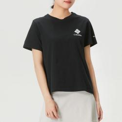Columbia 2026年夏季圆领短袖女上装休闲舒适透气跑步健身训练时尚运动T恤