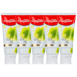 高露洁 青柠花茶香氛牙膏90g*5（无盒）去黄去牙渍护龈套装