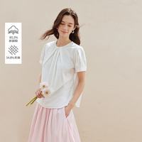 INMAN/茵曼 褶皱 女士衬衫