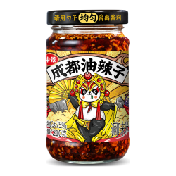 仲景 成都油辣子 果仁多多 210g 辣椒酱