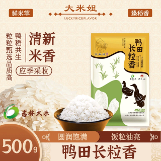 大米姐 鸭田共生 鸭田长粒香500g