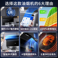 海尔 EC729UD+Q2BE58 27m³大吸力烟灶套装