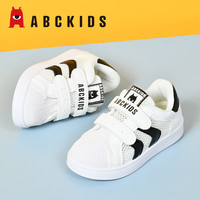 ABCKIDS 镂空网面透气 白黑 31码 儿童运动鞋