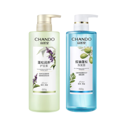 自然堂 控油蓬松洗护套装 洗发水600g+护发素600g