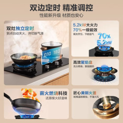 老板 JZT-56BA-E2 5.2kW大火力 天然气 嵌入式燃气灶