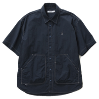 nautica white sail 01WW26110WM 立体弧形贴袋 湛蓝 M 短袖衬衫