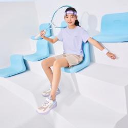 鸿星尔克 儿童运动圆领短袖T恤
