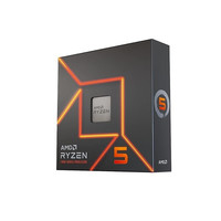 AMD 锐龙5 7600X 6核12线程台式机处理器 4.7GHz主频5.3GHz加速 AM5接口 32MB三级缓存 游戏电竞
