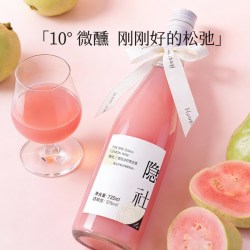 隐社 芭乐冰柠果泥酒 低度甜酒