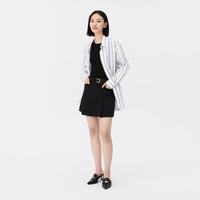 LILY 复古条纹宽松垂感长袖衬衫